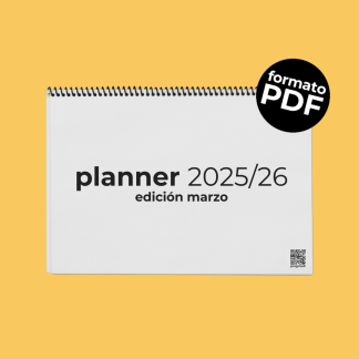 planner anual 2025 <br>edición marzo (PDF)