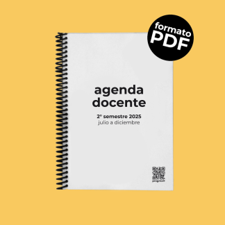 agenda docente <br>julio a diciembre <br>2025 (PDF)
