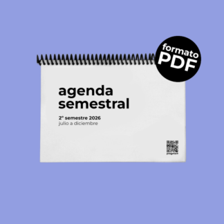 agenda semestral <br>julio a diciembre 2026 (PDF)